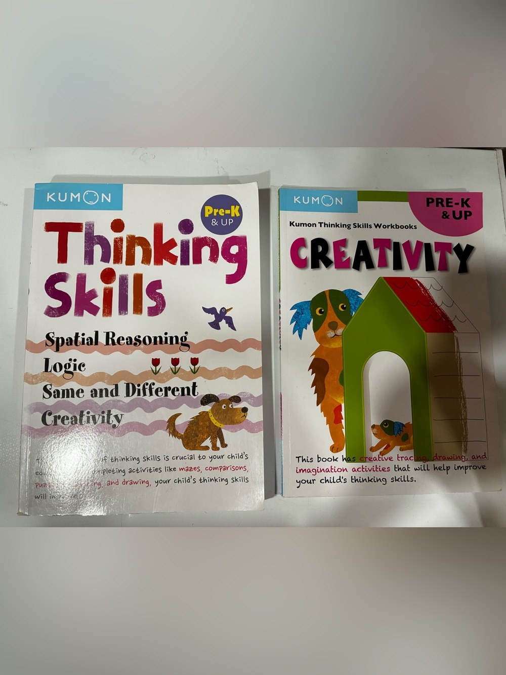2 Kumon PreK Activity Books